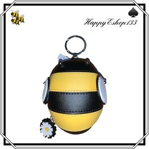♠️🐝 Kate spade ♠️ 🐝 Honey Bee Coin Purse Key Ring Charm, Multi